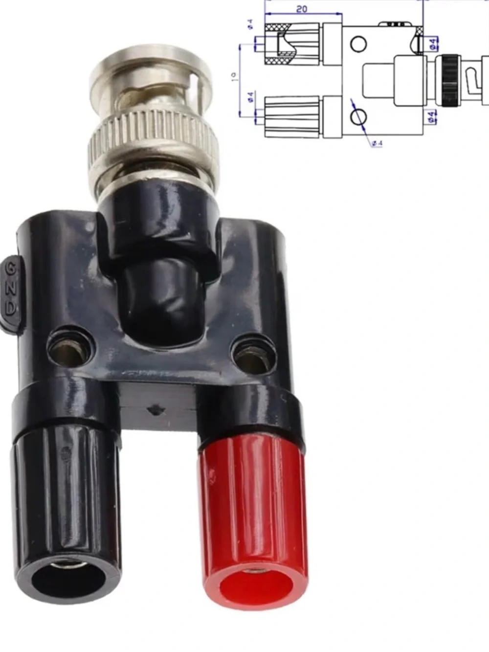 Assorted Audio Video Connector Adapters - Black & Red